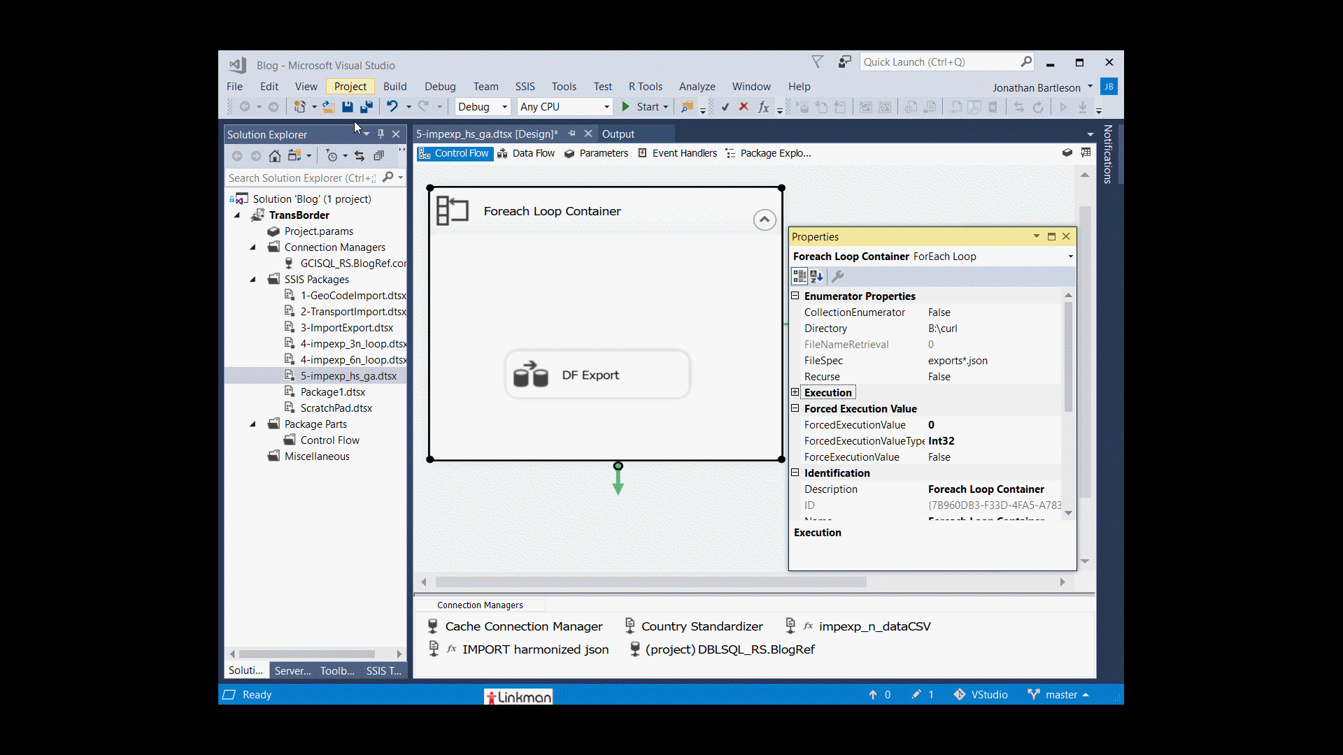 SSIS Sample Pages